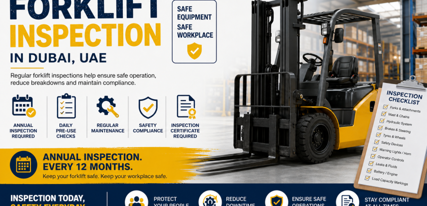 Forklift Inspection in Dubai - UAE - Request a Quote